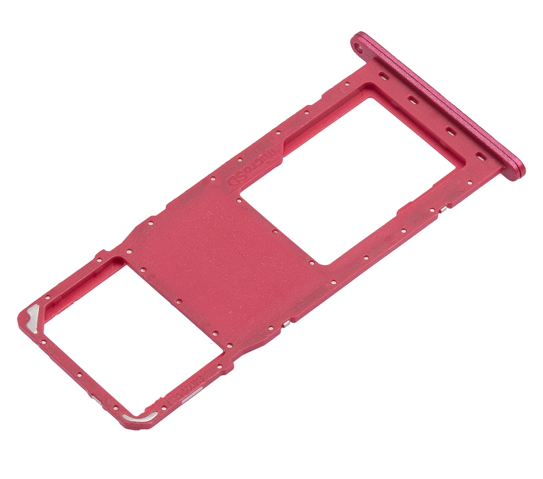 Single Sim Card Tray Compatible For Samsung Galaxy A02S (A025 / 2020) / A03 (A035 / 2021) (Red)