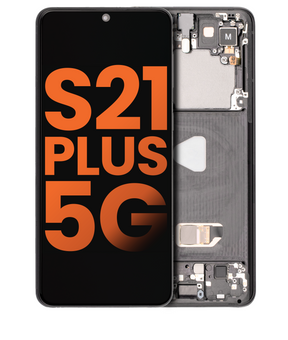 Replacement OLED Assembly With Frame Compatible For Samsung Galaxy S21 Plus 5G (Blemish: Grade D) (Phantom Black)