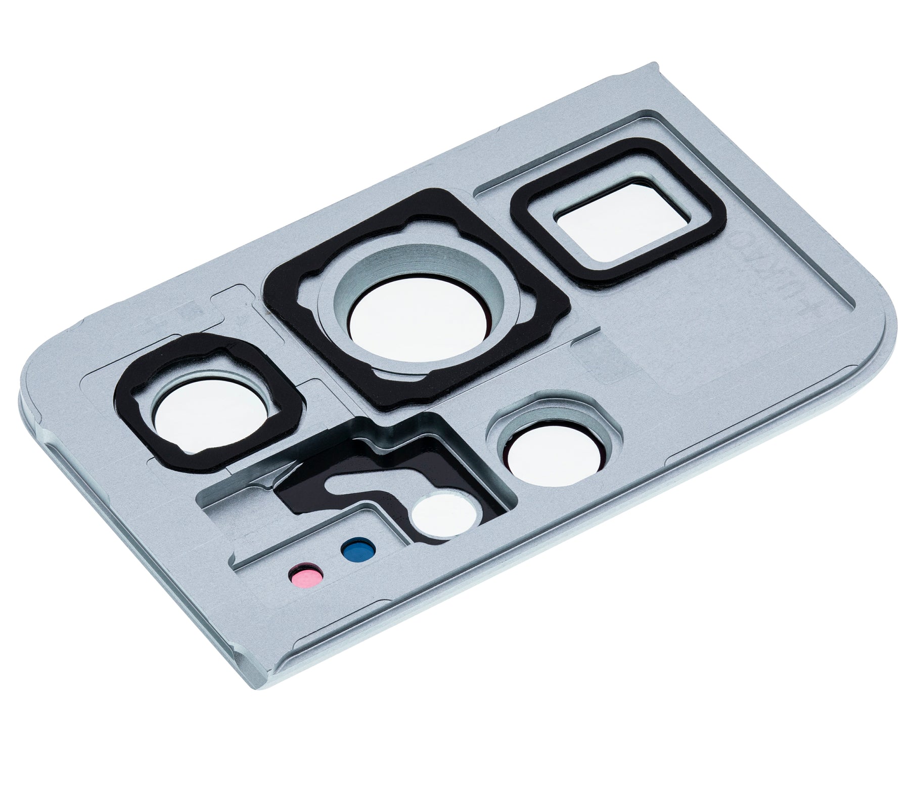 Back Camera Lens With Cover Bezel Ring Compatible For Samsung Galaxy S21 Ultra Replacement (Phantom Silver)