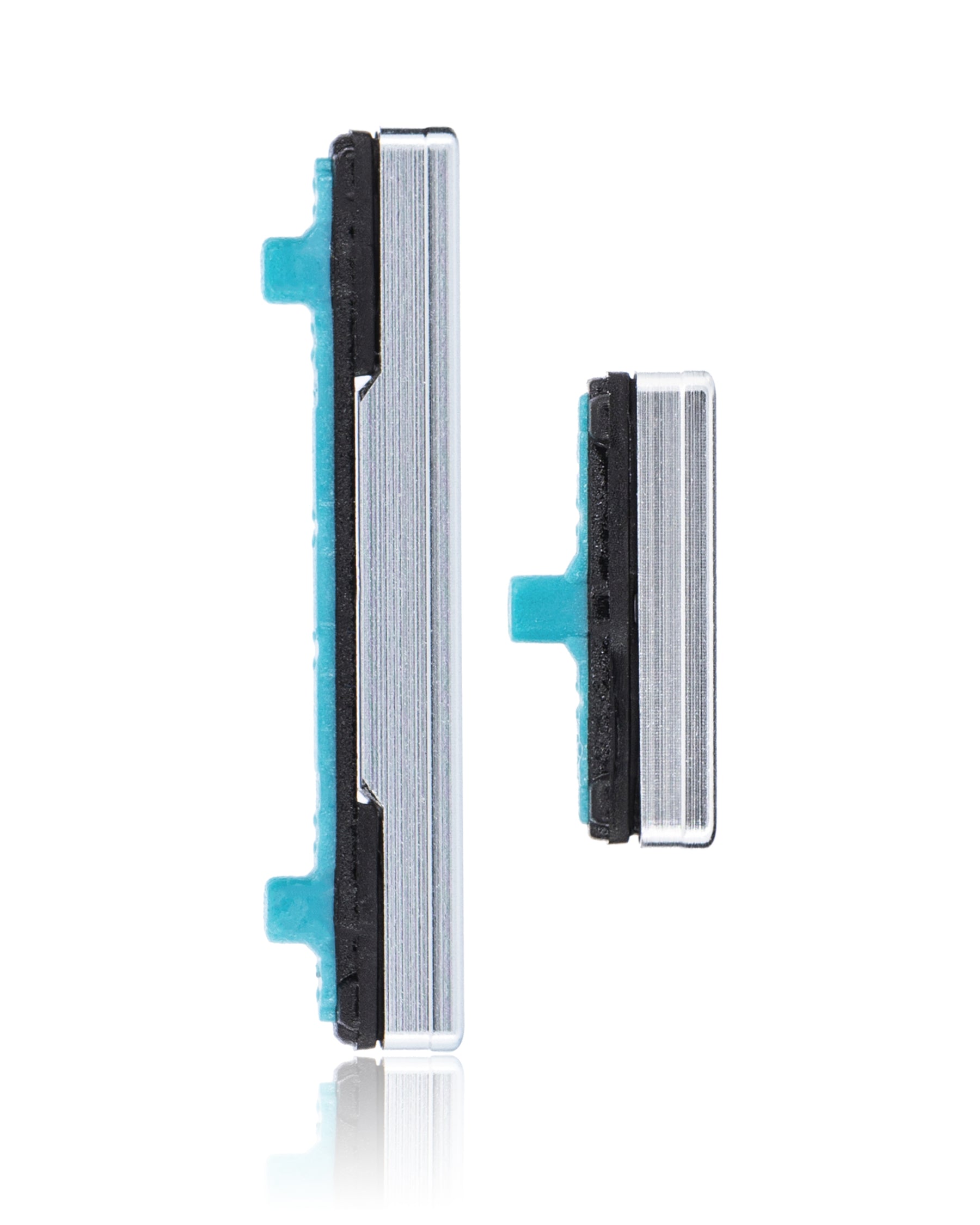Hard Buttons (Power / Volume) Compatible For Samsung Galaxy S21 Ultra Replacement (Phantom Silver)