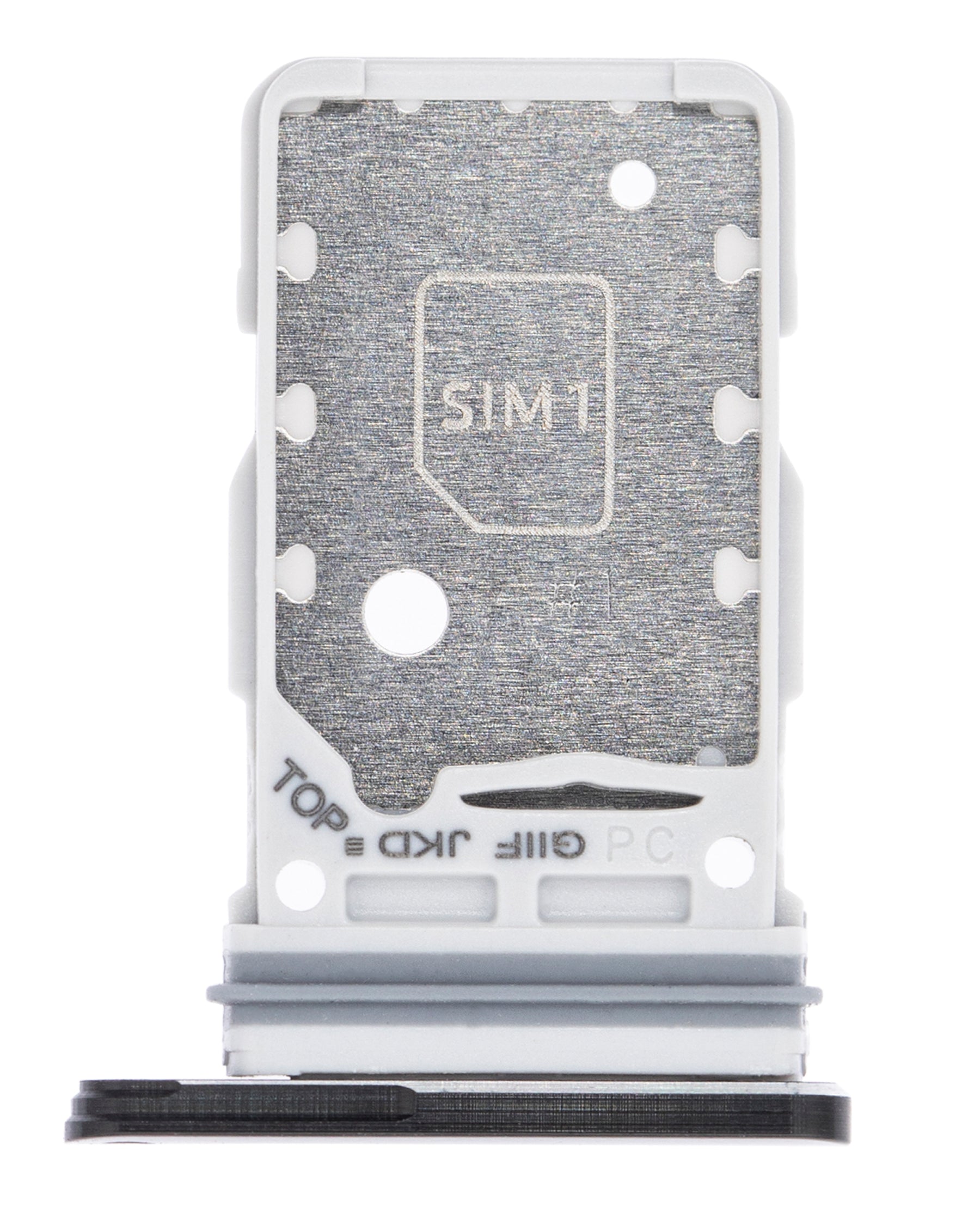 Dual Sim Card Tray Compatible For Samsung Galaxy S21 Ultra Replacment (Phantom Black)