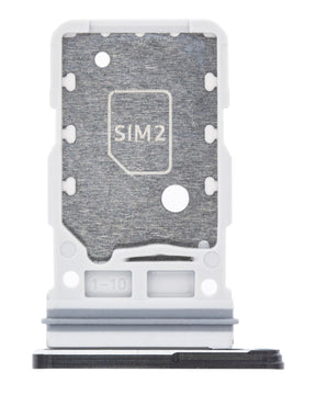 Dual Sim Card Tray Compatible For Samsung Galaxy S21 Ultra Replacment (Phantom Black)