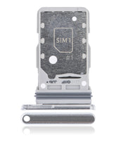 Replacement Dual Sim Card Tray Compatible For Samsung Galaxy S21 Ultra (Phantom Silver)