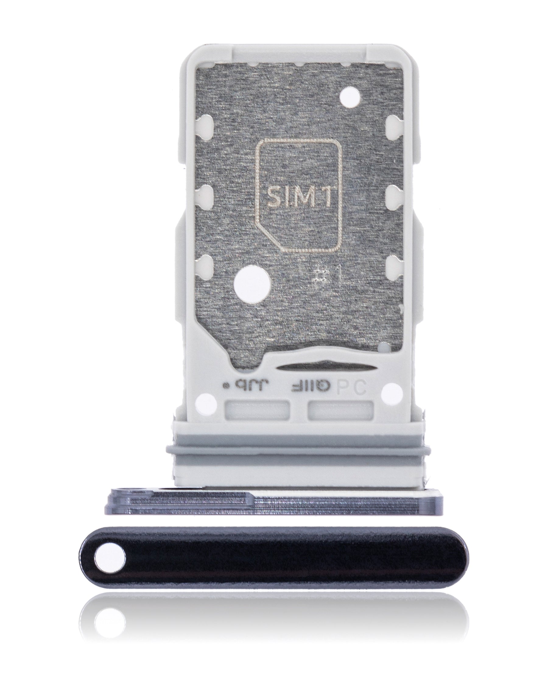 Dual Sim Card Tray Compatible For Samsung Galaxy S21 Ultra Replacement (Phantom Brown)