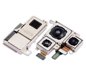Replacement Back Camera Assembly (Wide & Telephoto & Ultrawide & Periscope & Telephoto) Compatible For Samsung Galaxy S21 Ultra 5G