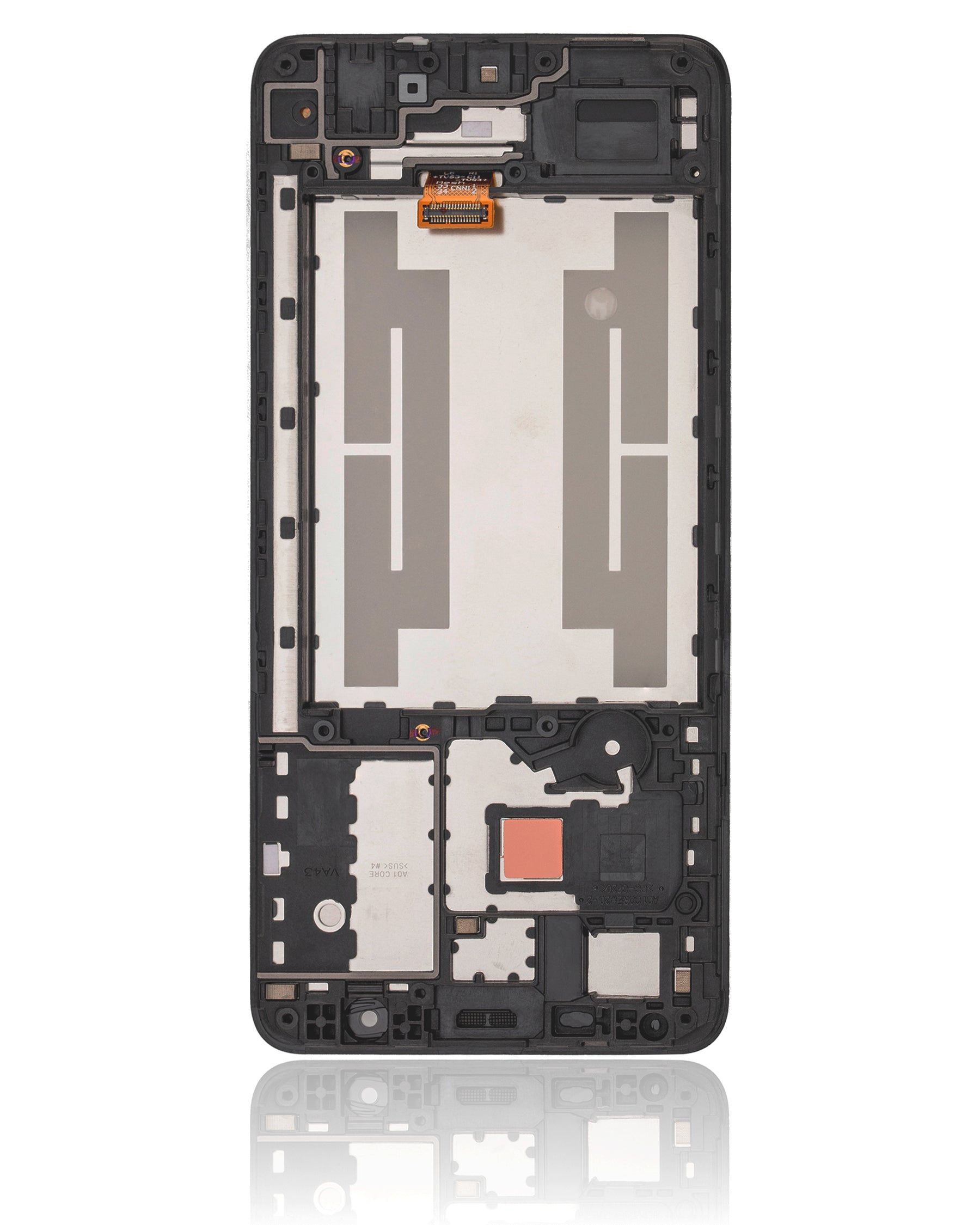 LCD Assembly With Frame Compatible For Samsung Galaxy A01 Core (A013 / 2020) (Refurbished) (Black)