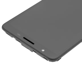 LCD Assembly With Frame Compatible For Samsung Galaxy A01 Core (A013 / 2020) (Refurbished) (Black)