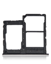 Dual Sim Card Tray Compatible For Samsung Galaxy A01 Core (A013 / 2020) (Black)