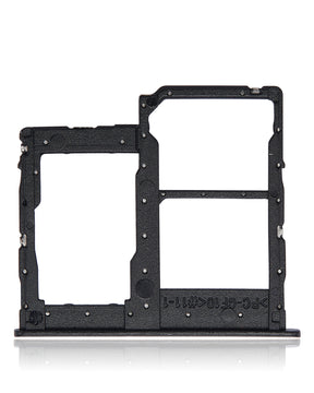 Dual Sim Card Tray Compatible For Samsung Galaxy A01 Core (A013 / 2020) (Black)