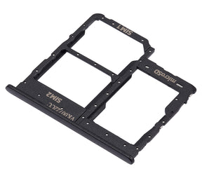 Dual Sim Card Tray Compatible For Samsung Galaxy A01 Core (A013 / 2020) (Black)