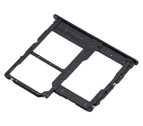 Dual Sim Card Tray Compatible For Samsung Galaxy A01 Core (A013 / 2020) (Black)