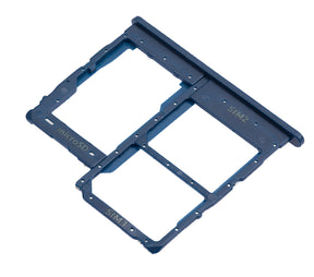 Dual Sim Card Tray Compatible For Samsung Galaxy A01 Core (A013 / 2020) (Blue)