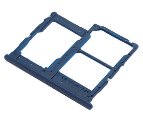 Dual Sim Card Tray Compatible For Samsung Galaxy A01 Core (A013 / 2020) (Blue)