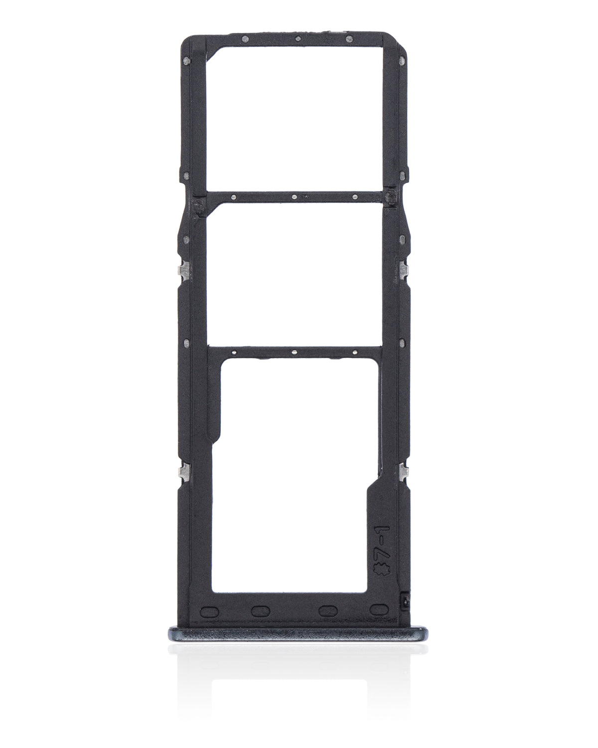 Dual Sim Card Tray Compatible For Samsung Galaxy A32 (A325 / 2021) (Awesome Black)