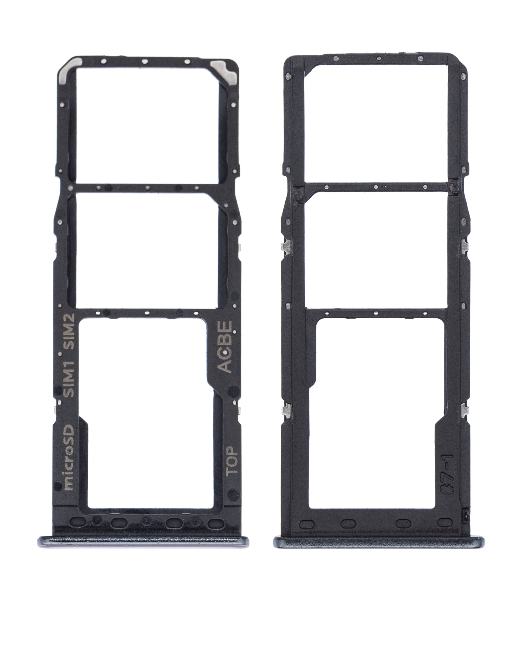 Dual Sim Card Tray Compatible For Samsung Galaxy A32 (A325 / 2021) (Awesome Black)