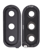 Back Camera Glass Lens And Cover Bezel Compatible For Samsung Galaxy M30 (M305 / 2019) (Black)