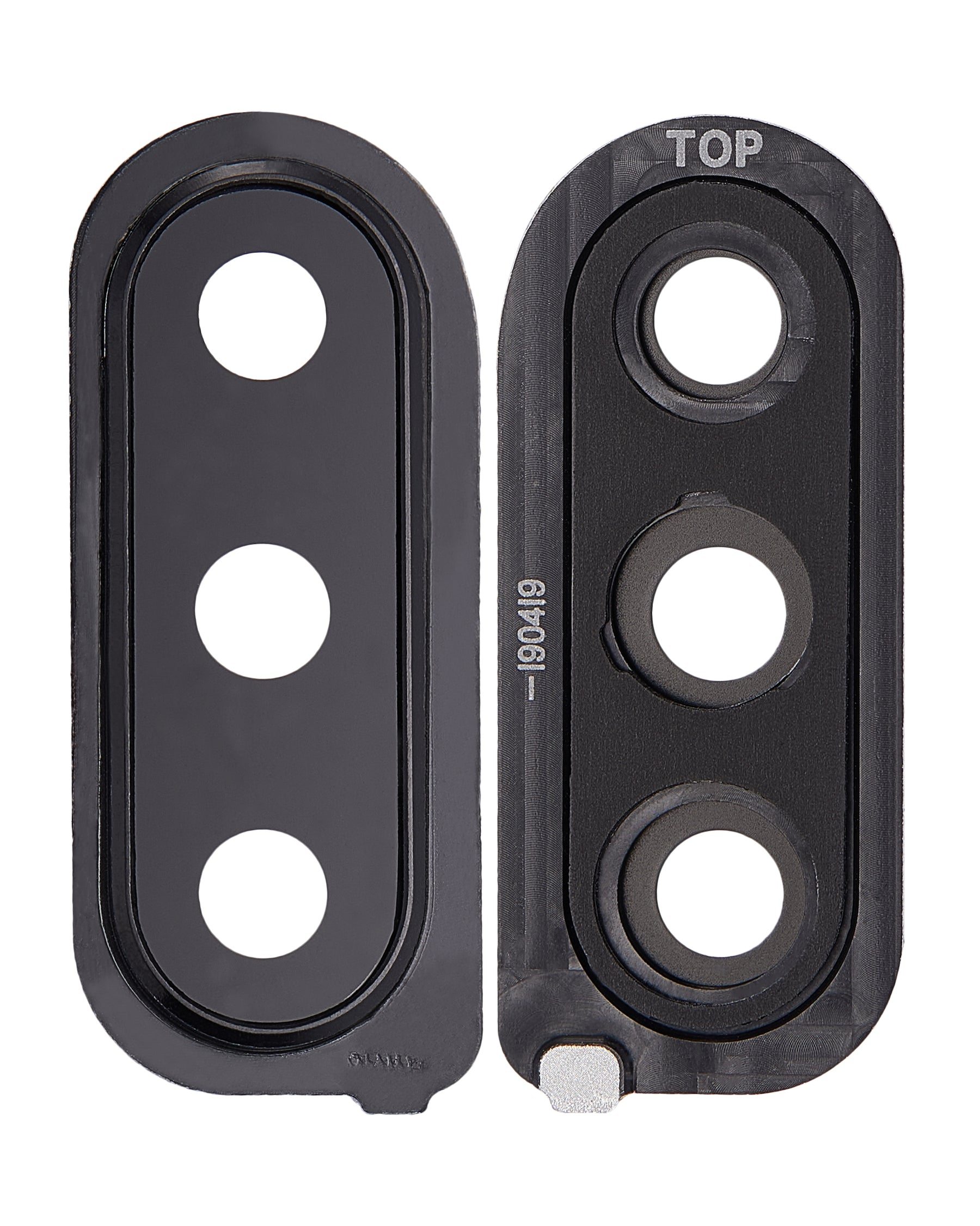 Back Camera Glass Lens And Cover Bezel Compatible For Samsung Galaxy M30 (M305 / 2019) (Black)