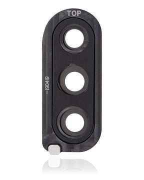 Back Camera Glass Lens And Cover Bezel Compatible For Samsung Galaxy M30 (M305 / 2019) (Black)