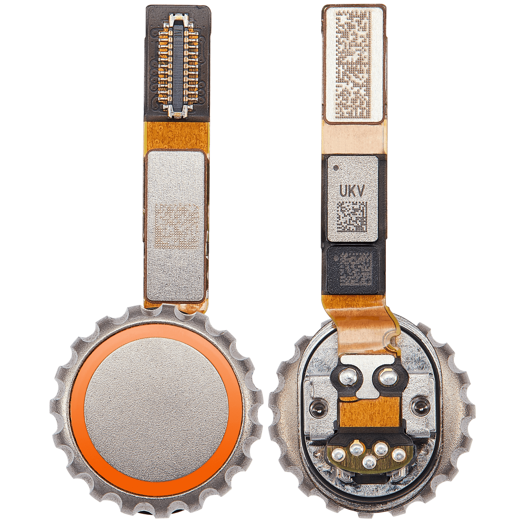 Crown With Flex Cable Compatible For Watch Series Ultra 1st Gen (49MM) (Silver)