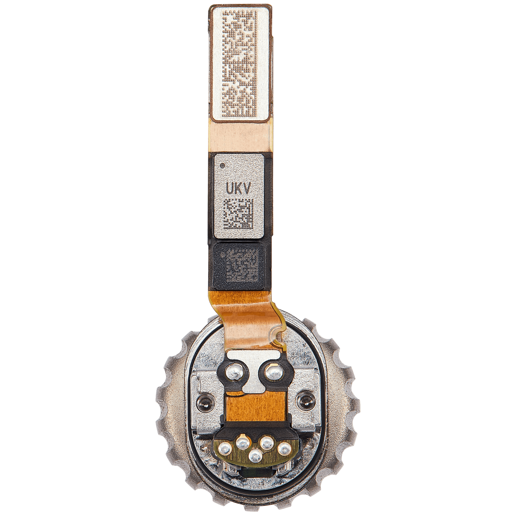 Crown With Flex Cable Compatible For Watch Series Ultra 1st Gen (49MM) (Silver)