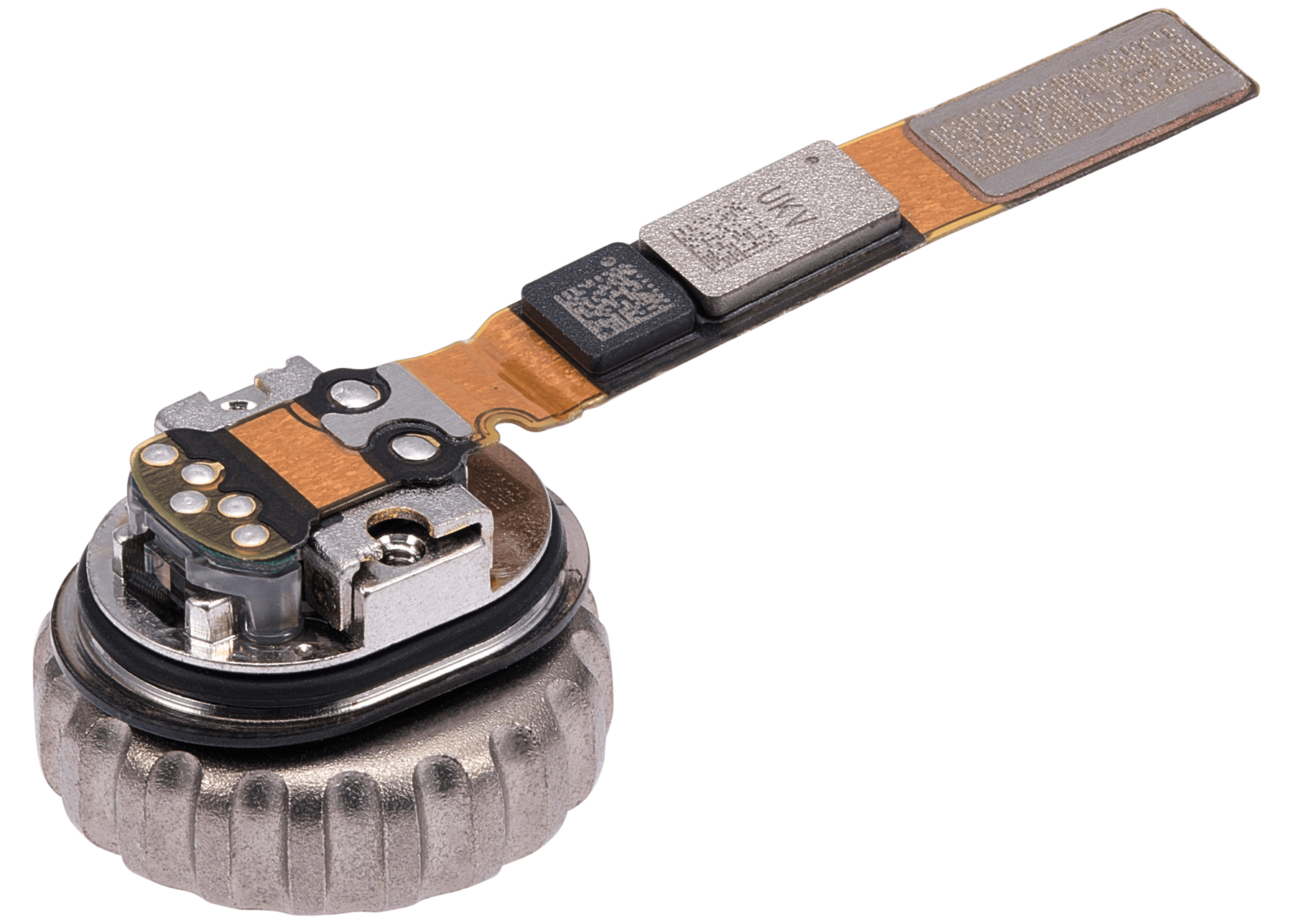 Crown With Flex Cable Compatible For Watch Series Ultra 1st Gen (49MM) (Silver)