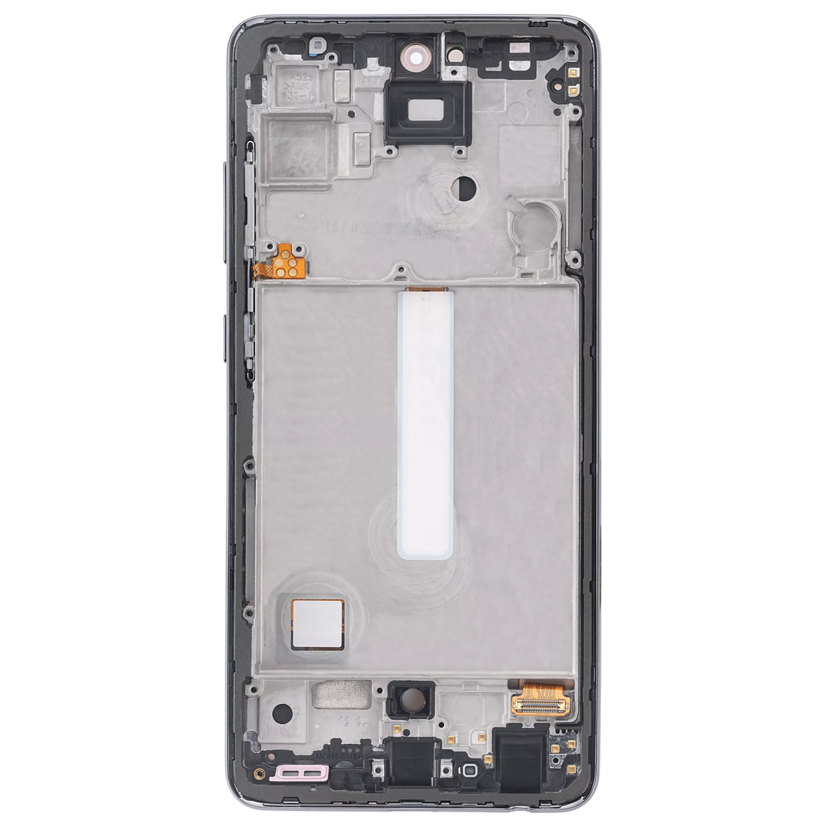 Replacement OLED Assembly With Frame Compatible For Samsung Galaxy A52 4G (A525 / 2021) / A52 5G (A526 / 2021) / A52S 5G (A528 / 2021) (6.46") (Vemake) (Awesome Black)