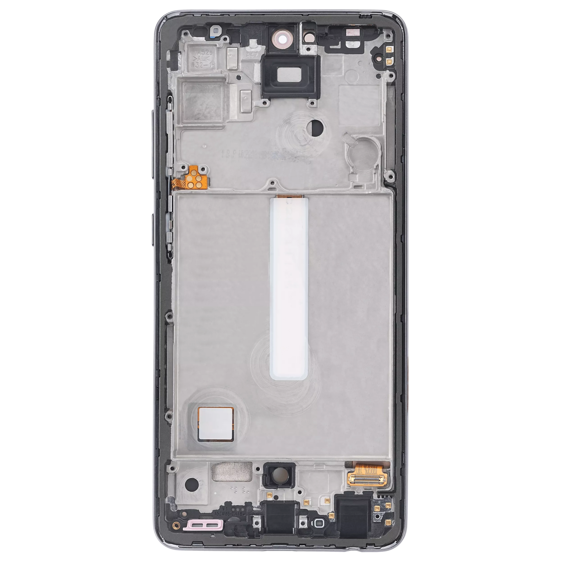 Replacement OLED Assembly With Frame Compatible For Samsung Galaxy A52 4G (A525 / 2021) / A52 5G (A526 / 2021) / A52S 5G (A528 / 2021) (6.46") (Vemake) (Awesome Black)