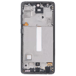 OLED Assembly With Frame Compatible For Samsung Galaxy A52 4G (A525 / 2021) / A52 5G (A526 / 2021) / A52S 5G (A528 / 2021) (6.46") (Vemake) (Awesome Black)
