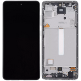 OLED Assembly With Frame Compatible For Samsung Galaxy A52 4G (A525 / 2021) / A52 5G (A526 / 2021) / A52S 5G (A528 / 2021) (6.46") (Vemake) (Awesome White)