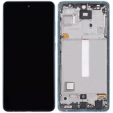 Replacement OLED Assembly With Frame Compatible For Samsung Galaxy A52 4G (A525 / 2021) / A52 5G (A526 / 2021) / A52S 5G (A528 / 2021) (6.46") (Vemake) (Awesome Blue)