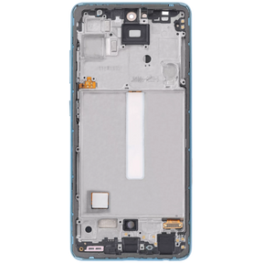 Replacement OLED Assembly With Frame Compatible For Samsung Galaxy A52 4G (A525 / 2021) / A52 5G (A526 / 2021) / A52S 5G (A528 / 2021) (6.46") (Vemake) (Awesome Blue)