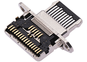 Charging Port Only Compatible For iPad Mini 6 (Soldering Required) (Space Gray) (10 Pack)