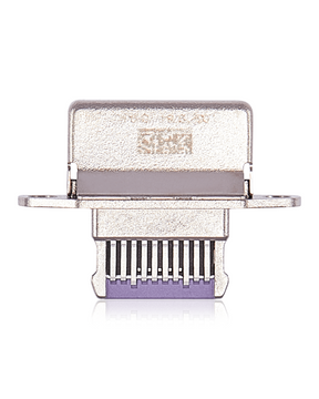 Charging Port Only Compatible For iPad Mini 6 (Soldering Required) (Purple) (10 Pack)