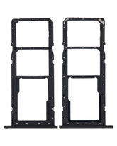 Dual Sim Card Tray Compatible For Samsung Galaxy A11 (A115 / 2020) (Black)