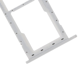 Dual Sim Card Tray Compatible For Samsung Galaxy A11 (A115 / 2020) (White)