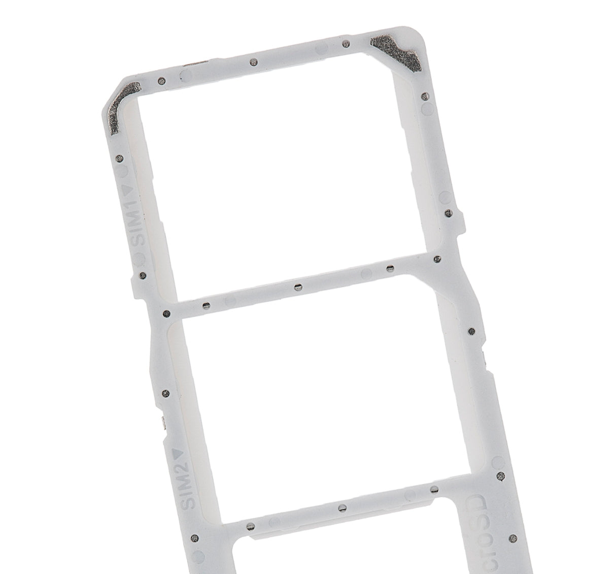 Dual Sim Card Tray Compatible For Samsung Galaxy A11 (A115 / 2020) (White)