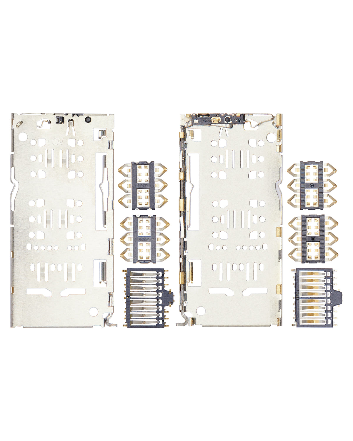 Sim Card Reader Compatible For Samsung Galaxy A11 (A115 / 2020) / A13 (A135 / 2022) / A13 5G (A136 / 2021) (4 Piece Set)