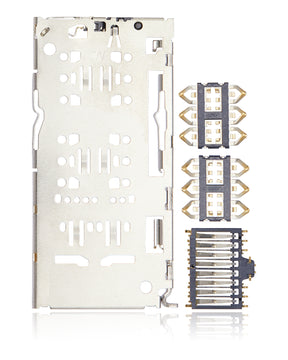 Sim Card Reader Compatible For Samsung Galaxy A11 (A115 / 2020) / A13 (A135 / 2022) / A13 5G (A136 / 2021) (4 Piece Set)