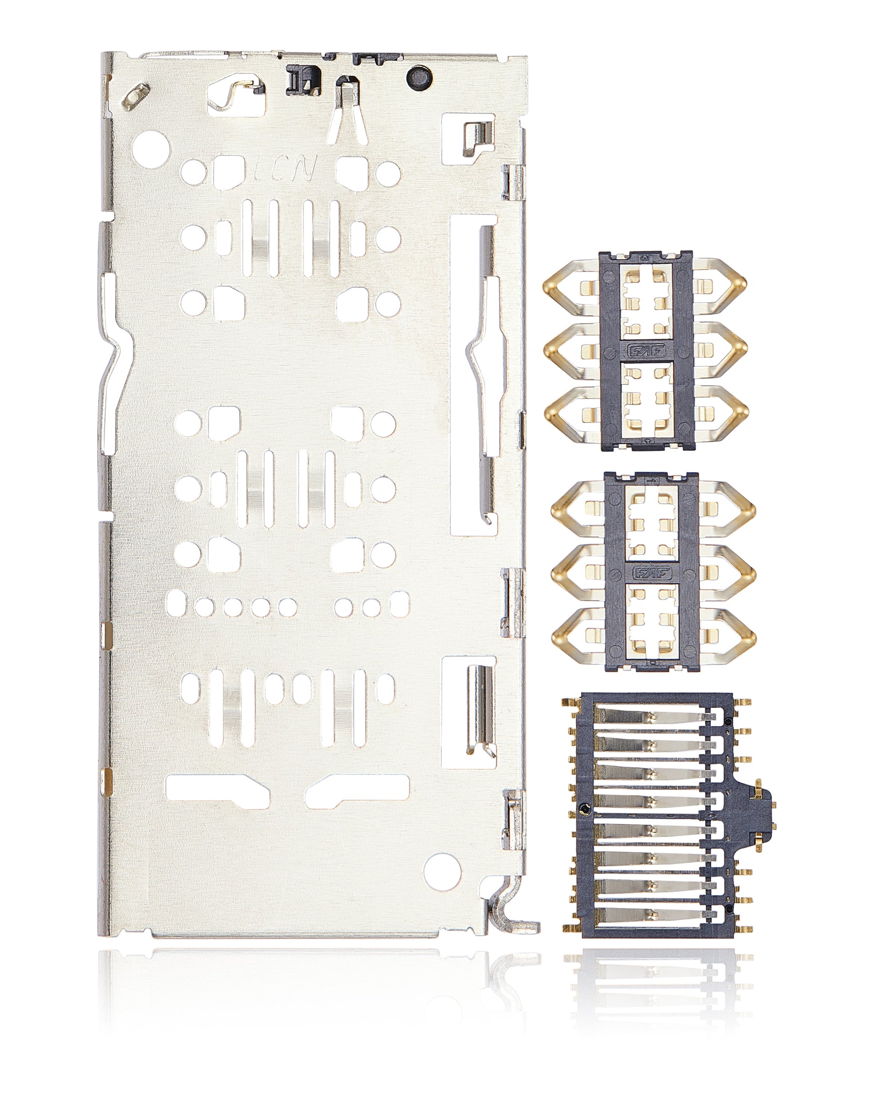 Sim Card Reader Compatible For Samsung Galaxy A11 (A115 / 2020) / A13 (A135 / 2022) / A13 5G (A136 / 2021) (4 Piece Set)