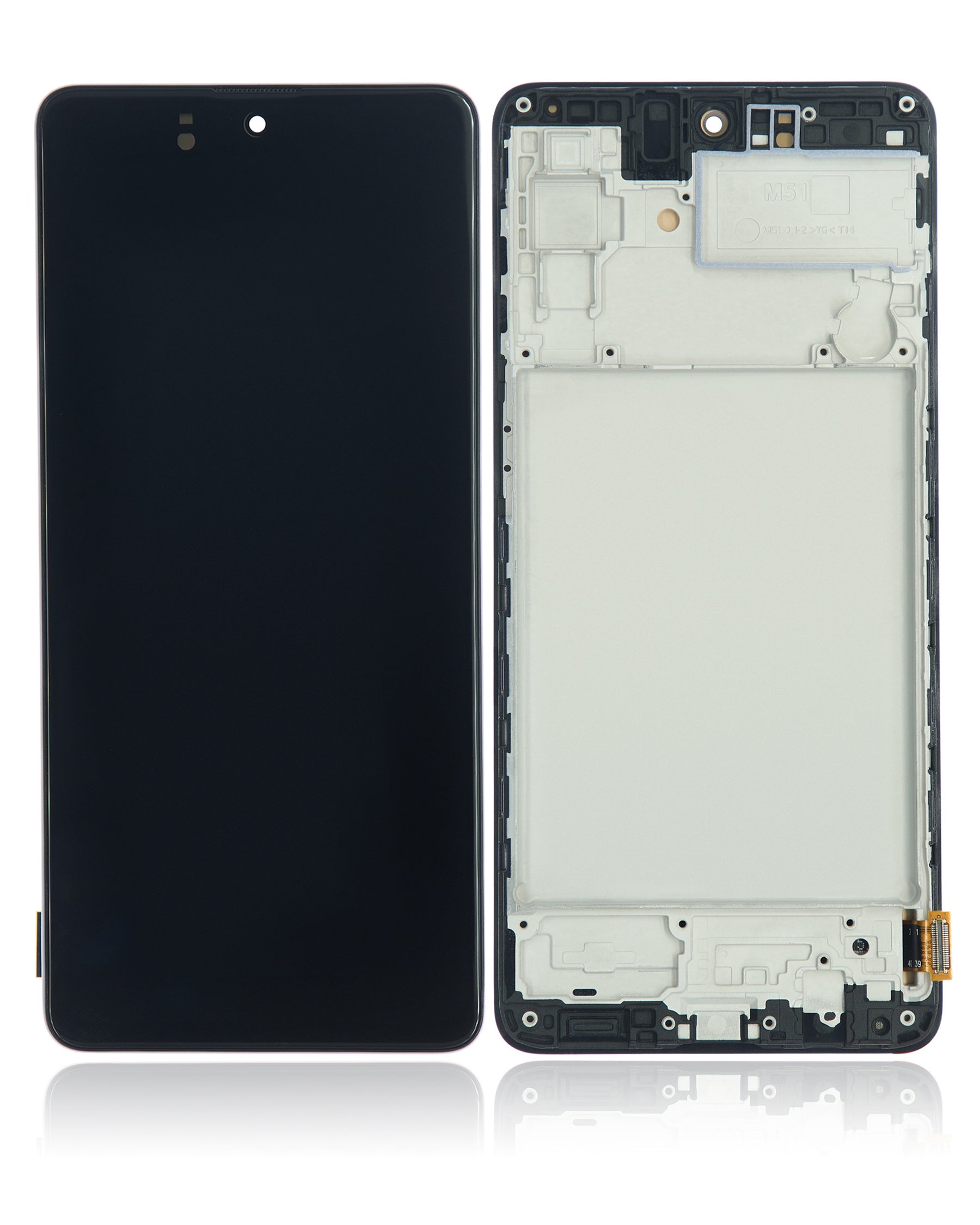 OLED Assembly With Frame Compatible For Samsung Galaxy M51 (M515 / 2020) (Refurbished) (All Colors)