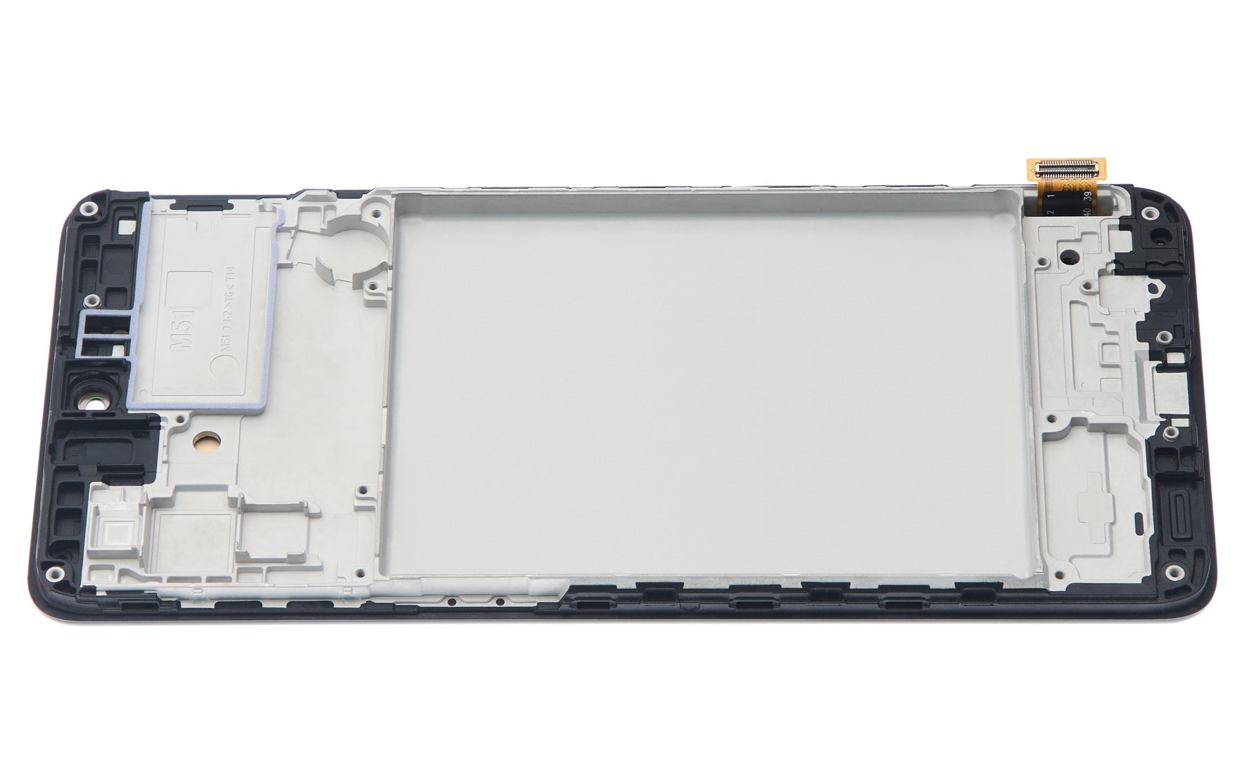 OLED Assembly With Frame Compatible For Samsung Galaxy M51 (M515 / 2020) (Aftermarket Plus) (Celestial Black)