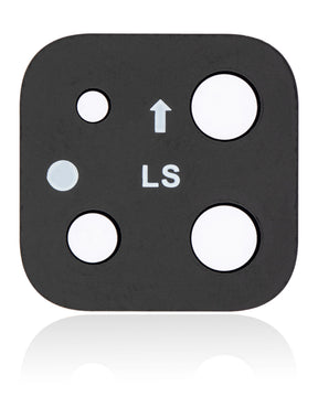 Back Camera Lens (Glass Only) With Adhesive Compatible For Samsung Galaxy A22 5G (A226 / 2021) (Black)