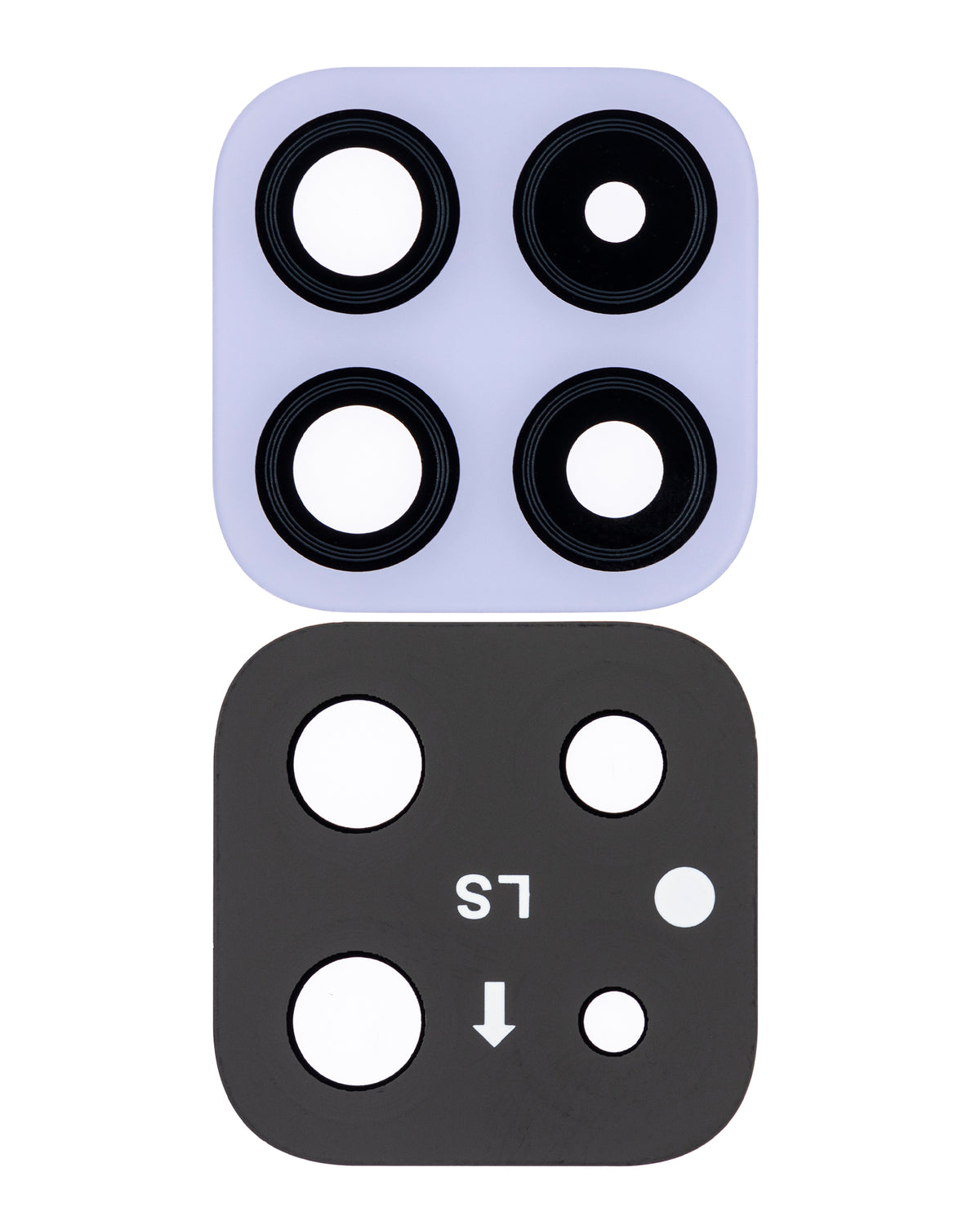 Back Camera Lens (Glass Only) With Adhesive Compatible For Samsung Galaxy A22 5G (A226 / 2021) (Violet)