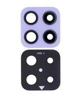 Back Camera Lens (Glass Only) With Adhesive Compatible For Samsung Galaxy A22 4G (A225 / 2021) (Violet)