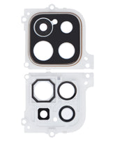 Back Camera Lens With Bracket Compatible For Samsung Galaxy A22 5G (A226 / 2021) (White)