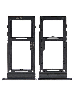 Replacement Single Sim Card Tray Compatible For Samsung Galaxy A51 5G (A516 / 2020) (Prism Cube Black)