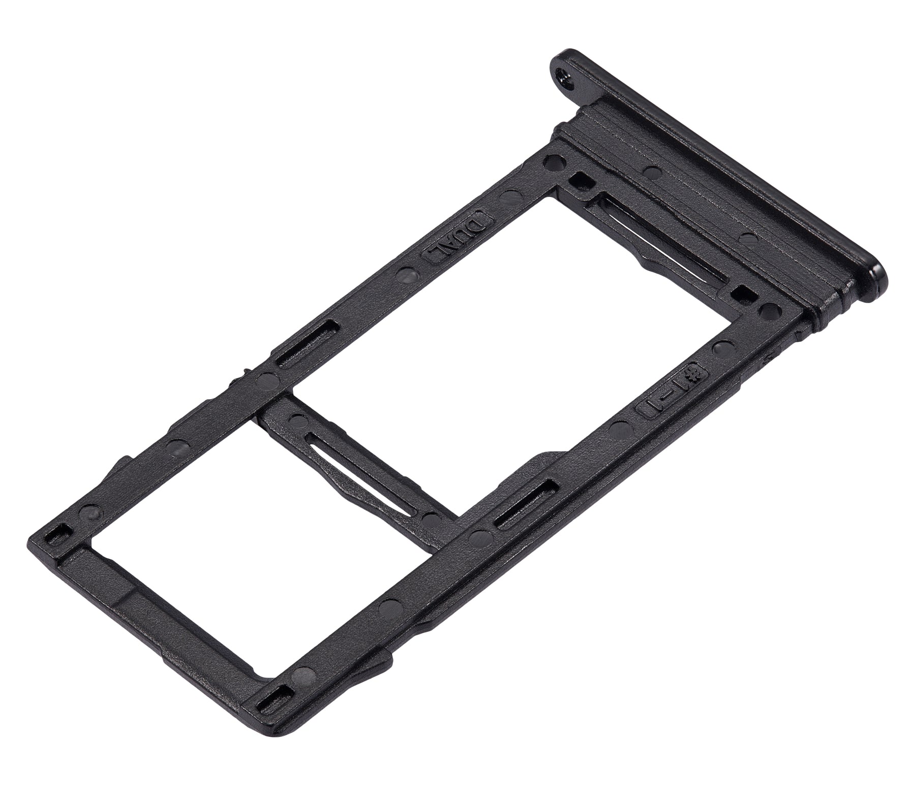 Replacement Single Sim Card Tray Compatible For Samsung Galaxy A51 5G (A516 / 2020) (Prism Cube Black)