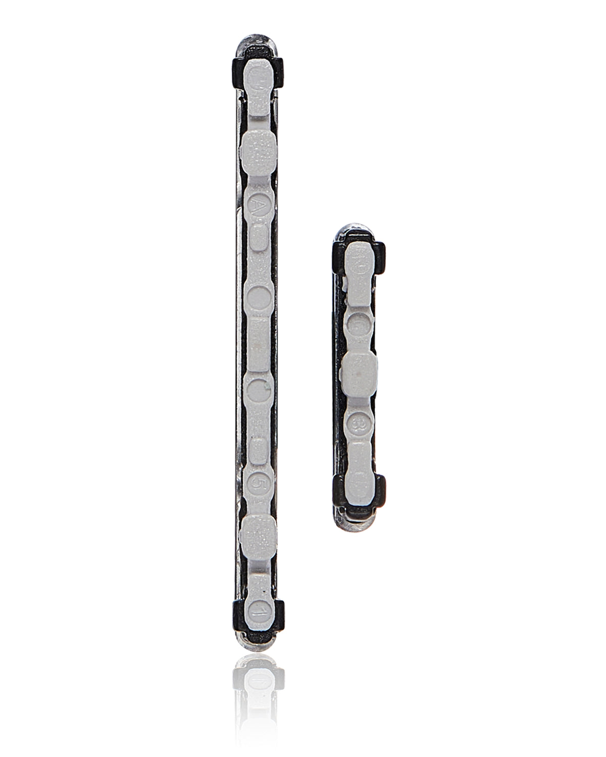 Hard Buttons Replacement (Power / Volume) Compatible For Samsung Galaxy A51 5G (A516 / 2020) (Prism Cube Black)