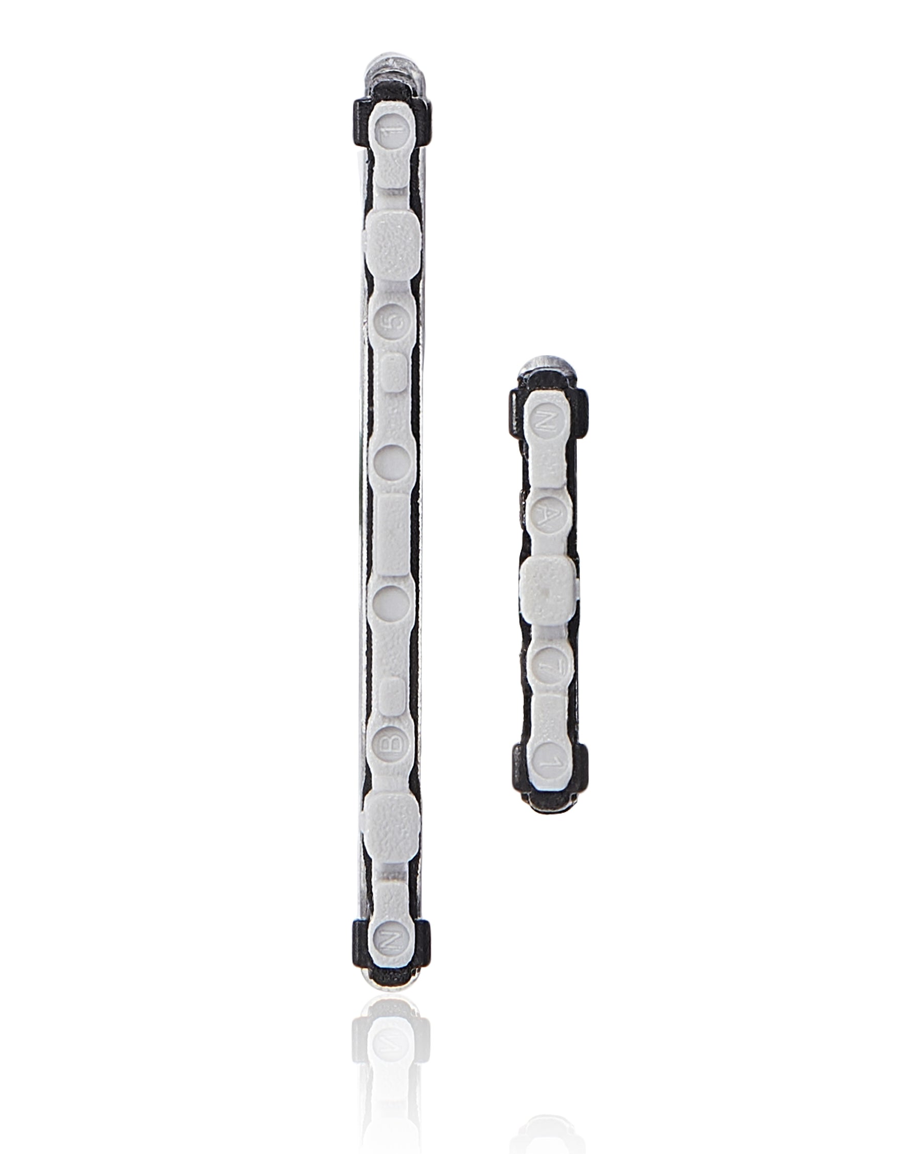 Replacement Hard Buttons (Power / Volume) Compatible For Samsung Galaxy A51 5G (A516 / 2020) (Prism Cube White)