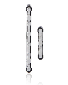 Replacement Hard Buttons (Power / Volume) Compatible For Samsung Galaxy A51 5G (A516 / 2020) (Prism Cube White)